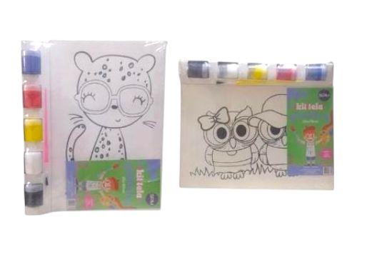TELA PINTURA DESENHADA KIT 20X30
